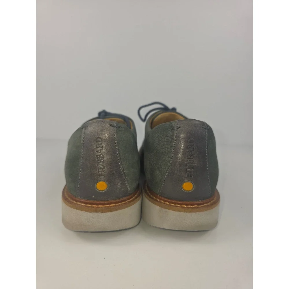 Samuel Hubbard Hubbard Free Oxford Dark Green Suede Vibram Sole Women's Size 7.5